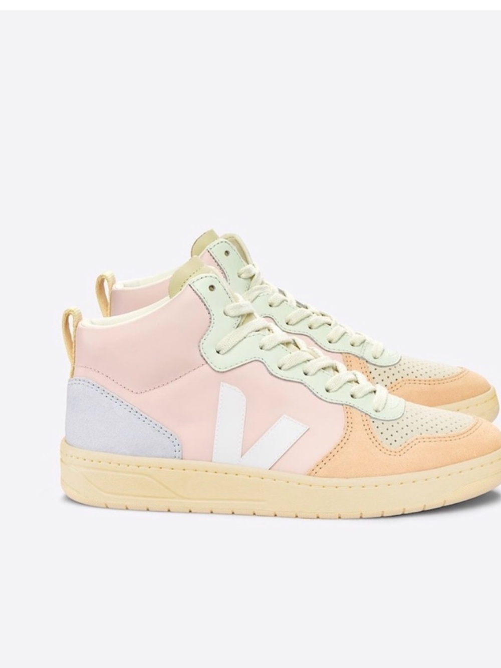 V-15 LEATHER PETALE, WHITE & CREAMSICLE